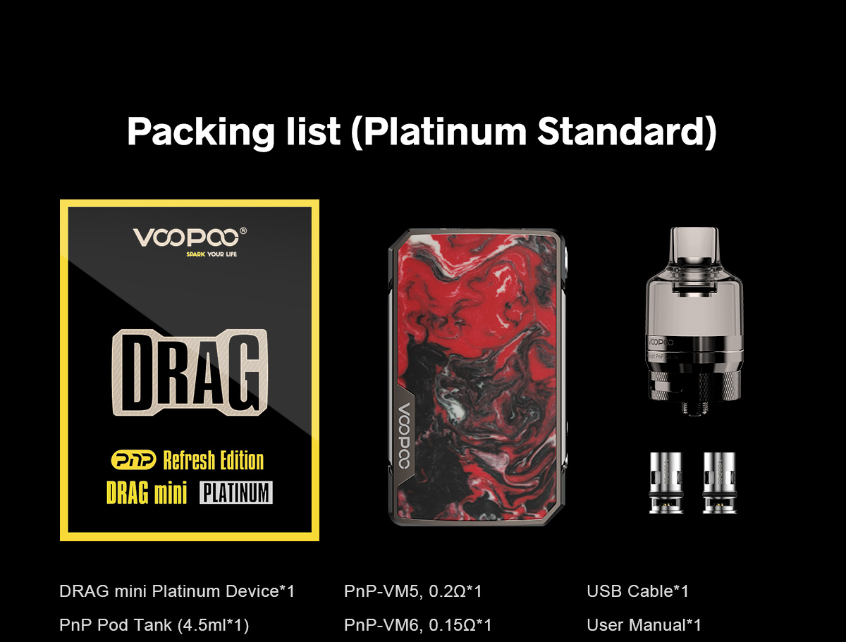 DRAG mini Refresh Edition - VOOPOO VAPE Spark Your Moments